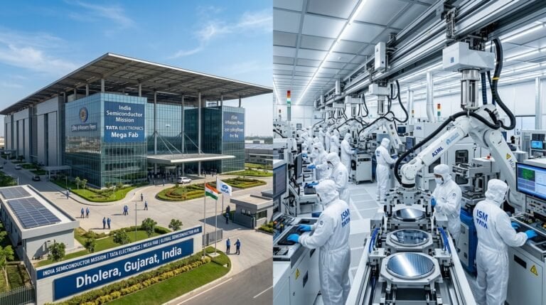 India Semiconductor Mission 2026 Tata Electronics Dholera mega fab facility