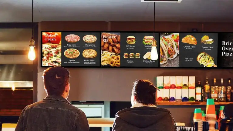 Digital standee solutions for retail stores, restaurants, hospitals, and hotels