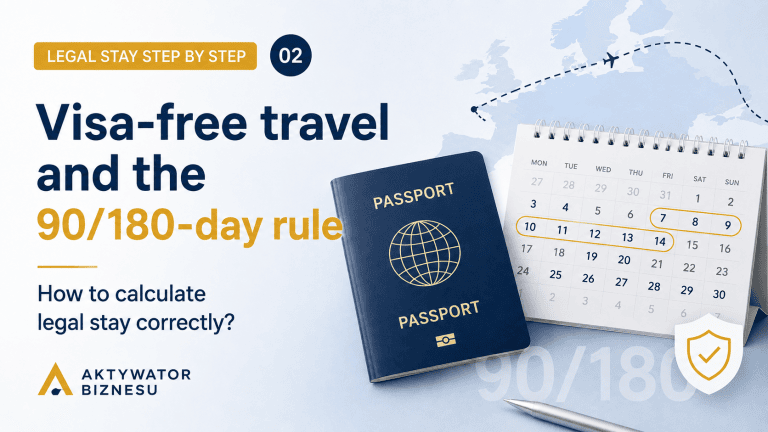 Visa-Free Travel and the 90/180-Day Rule — How to Calculate Your Legal Stay Correctly