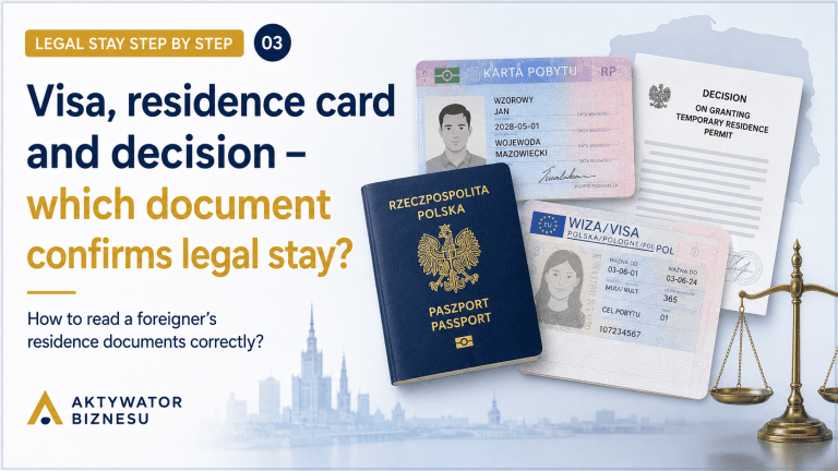 Visa, Decision, and Residence Card — Which Document Confirms Your Legal Stay?