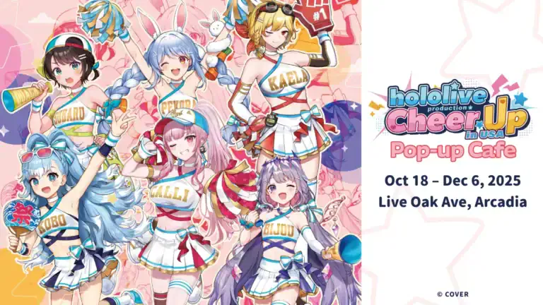 hololive production x CAPSULE Cheer UP! Cafe