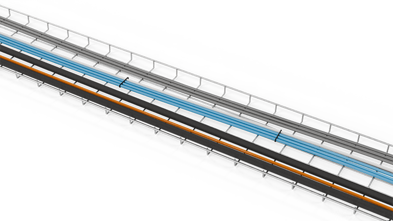 GIDRA® DUCT Kabelkanal aus Drahtgitter