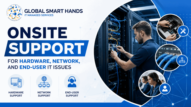 Onsite IT support services infographic