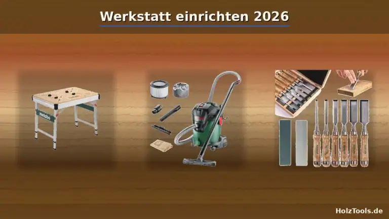 Werkstatt einrichten 2026 – Werkbank, Werkstattsauger und Stechbeitel für die Holzwerkstatt