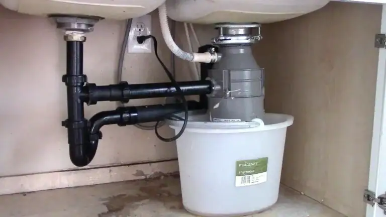 garbage disposal installation