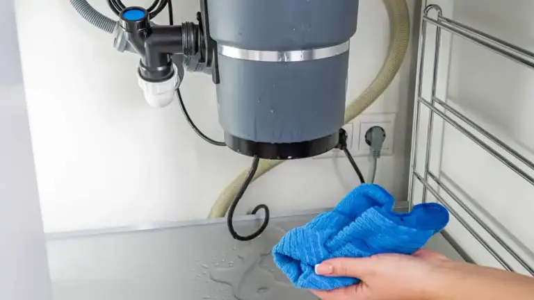 garbage disposal leaking from bottom