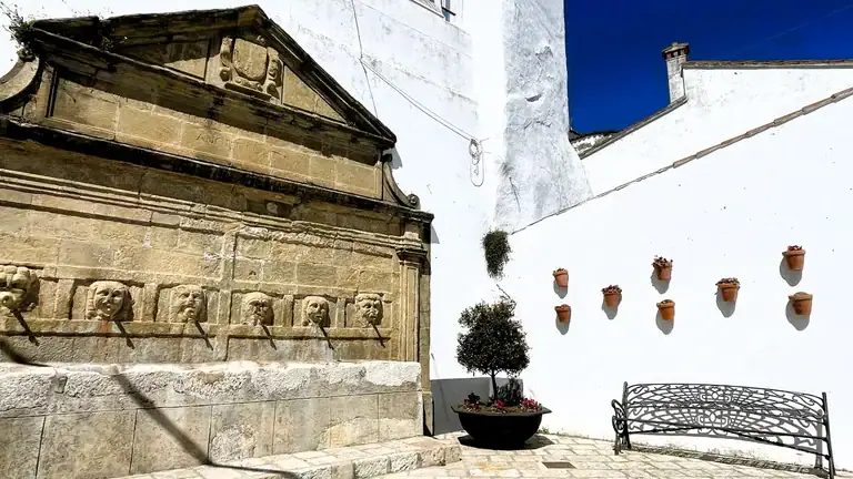 Gaucín Fuente de los Seis Caños, Andalusien