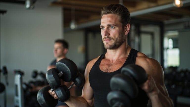 beginner workout plan for weight loss - lifting light weights with good form