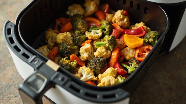 air fryer vegetables recipe - hero image