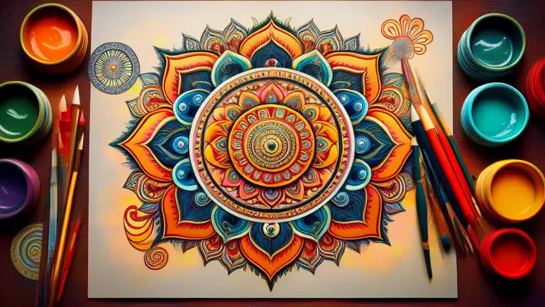 Lire la suite à propos de l’article La peinture de mandala indien : un voyage spirituel et créatif