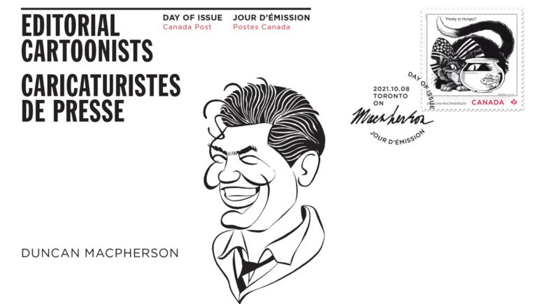 Canada Post stamp honours Toronto editorial cartoonist