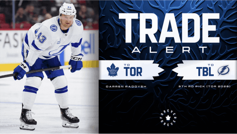 Maple Leafs Bolster Back End in Deal with Divisional Rival