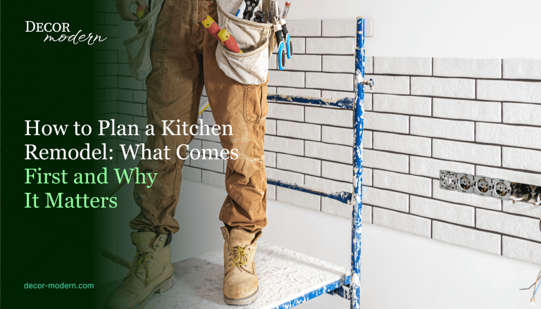 How to Plan a Kitchen Remodel