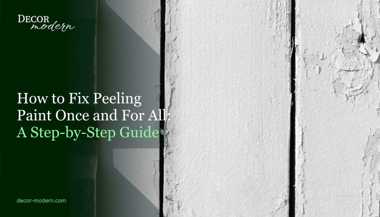 peeling paint