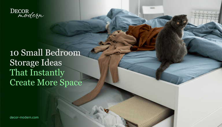 10 Small Bedroom Storage Ideas