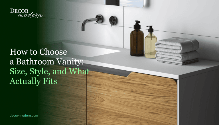 How to Choose a Bathroom Vanity