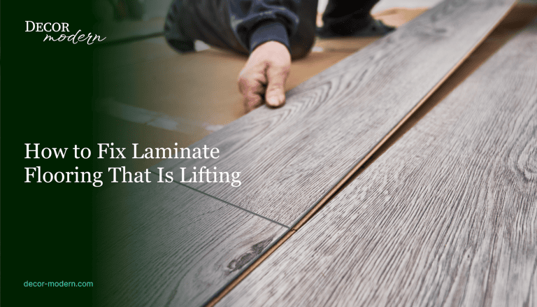 How to Fix Laminate Flooring That Is Lifting