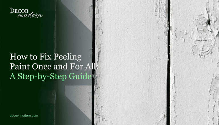 peeling paint