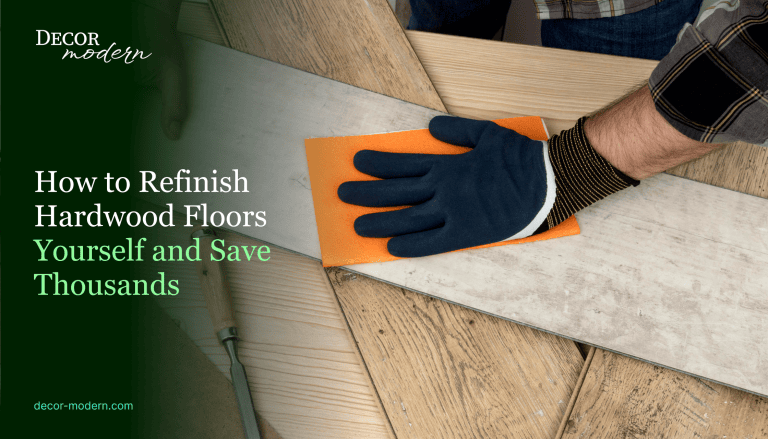 How to Refinish Hardwood Floors Yourself