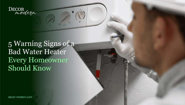 5 Warning Signs of a Bad Water Heater Every Homeowner Should Know