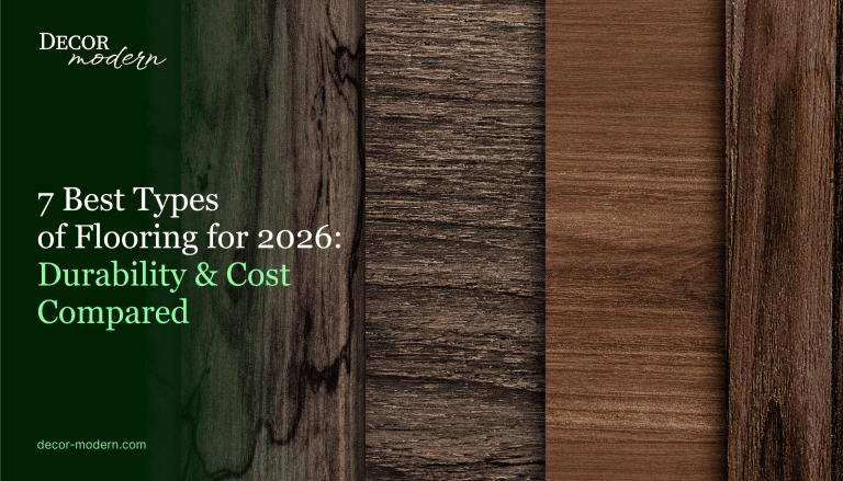 7 Best Types of Flooring for 2026