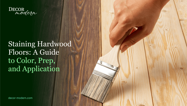 Staining Hardwood Floors