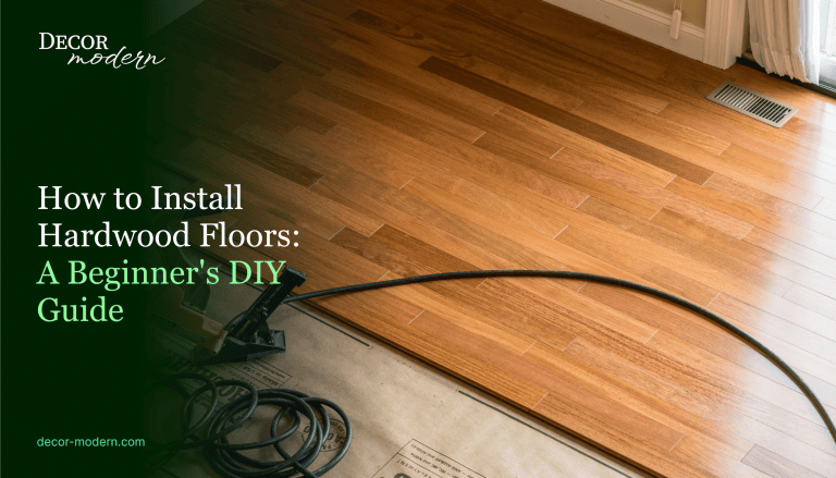 How to Install Hardwood Floors
