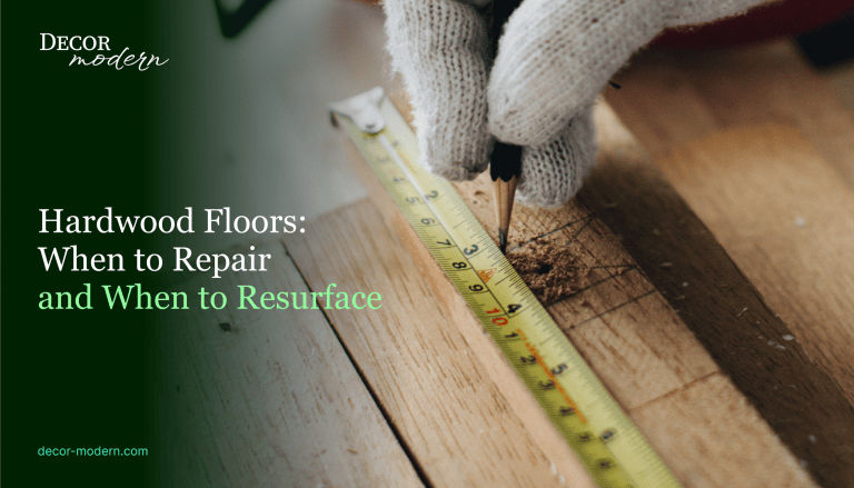 Hardwood Floors: When to Repair and When to Resurface