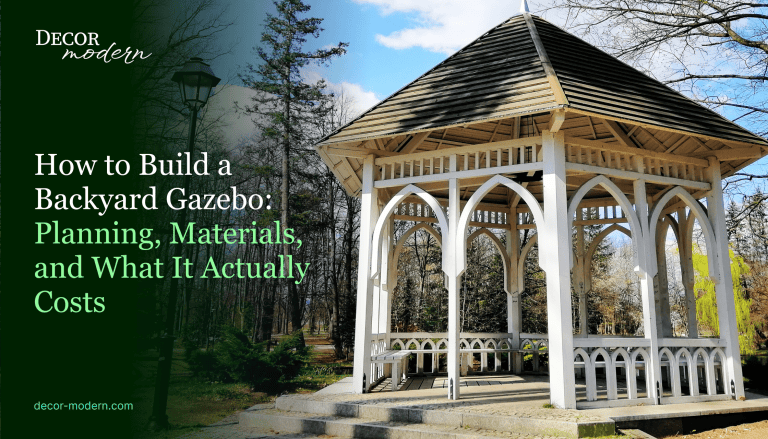 How to Build a Backyard Gazebo