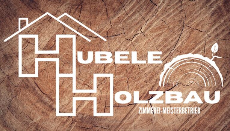 Logo von Hubele Holzbau – Zimmerei-Meisterbetrieb aus Rodalben auf Holzstruktur