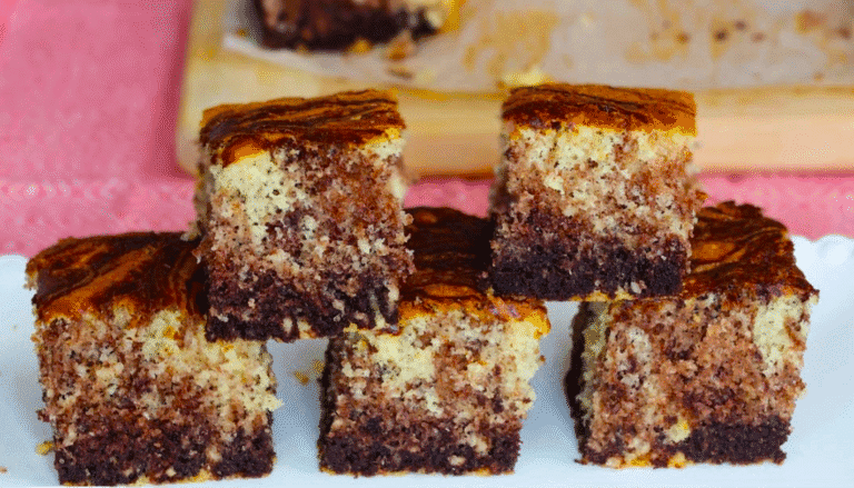 Пиріг Зебра: без ваг, "Все по 10 ложок"! Традиційний сімейний рецепт