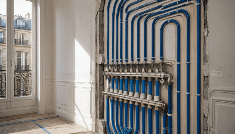 chauffage dans les murs