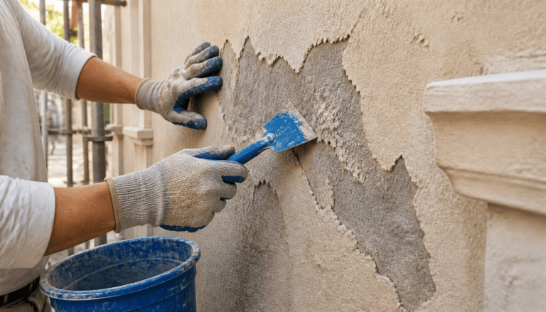 comment reparer un crepi exterieur qui se decolle