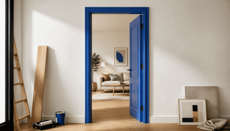 Porte intérieure en rénovation : changer votre porte sans démonter le bâti existant