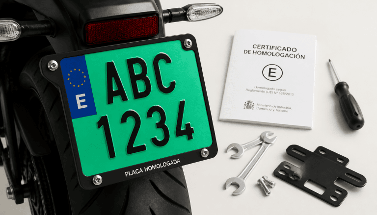 plaque immatriculation moto