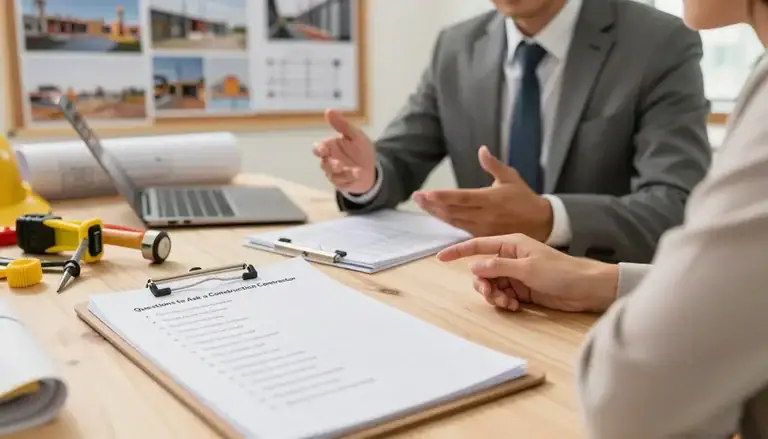 questions to ask a construction contractor before hiring