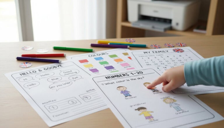 Exercices d&rsquo;anglais 6ème à imprimer : 30 fiches PDF corrigées