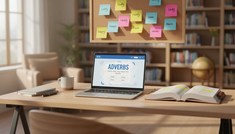 Liste d&rsquo;adverbes anglais : les 100 adverbes indispensables classés par type