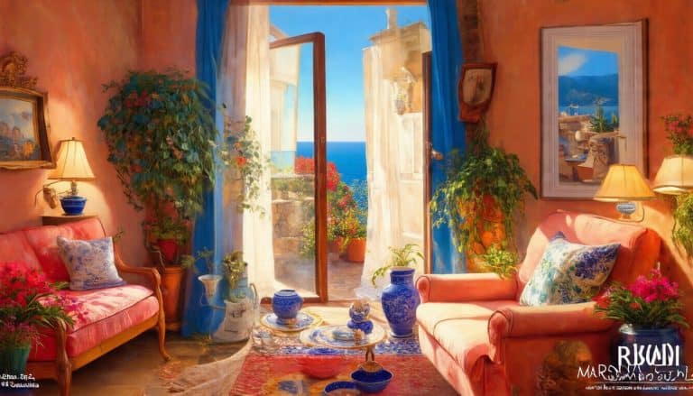 Discovering Charm: A Cozy Voyage through Marion and Theresa's Stunning Home in Vietri Sul Mare