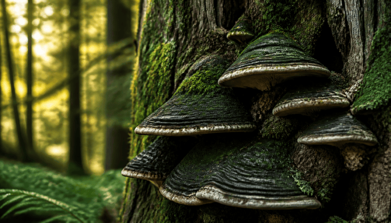 champignon qui pousse sur les arbres