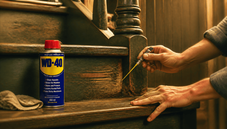 escalier qui grince wd40