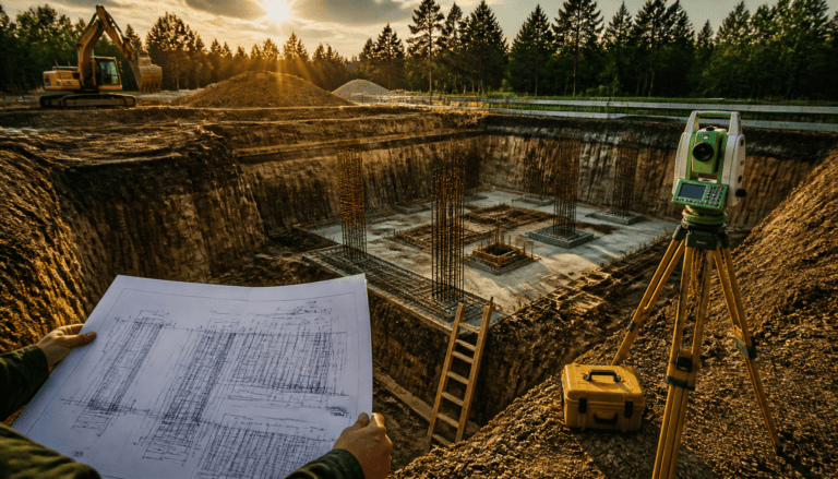 fondation pour une maison