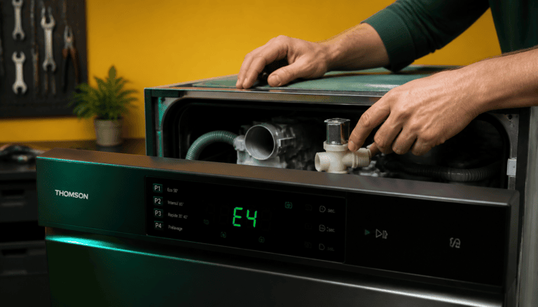 lave vaisselle thomson erreur e4