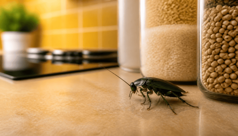 blatte dans la maison