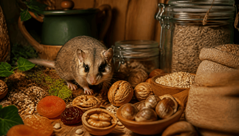 que mange un loir dans une maison