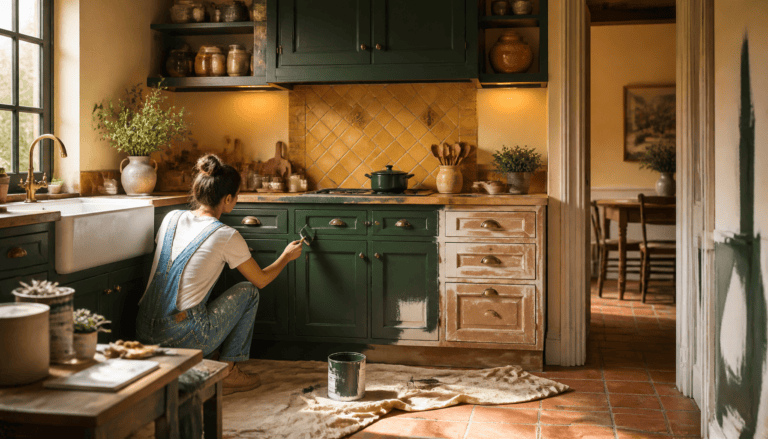 rénovation cuisine rustique