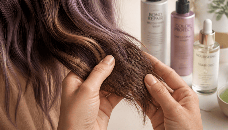 effet bétadine sur cheveux colorés