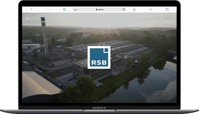 RSB GmbH: New website, own plugins & modern fullscreen design