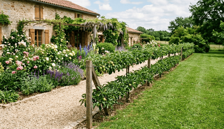 espalier délimiter jardin