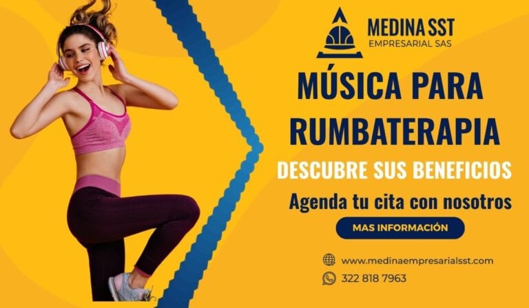 Mujer escuchando música para rumbaterapia